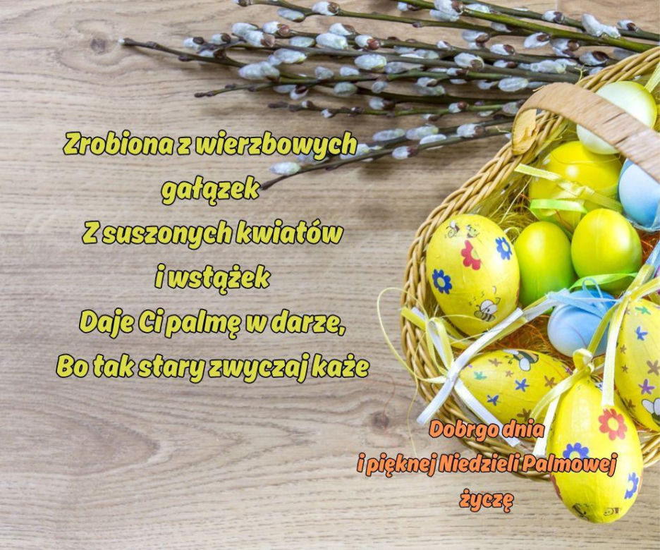 Niedziela Palmowa - kartka do wysłania