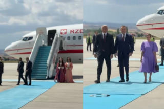 Nawrocki znów to zrobił! „Merhaba asker!” niesie się po sieci