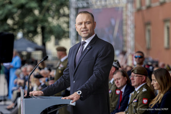 Prezydent Nawrocki o żołnierzach 18. brygady Obrony Terytorialnej: "zawsze blisko i zawsze gotowi służyć drugiemu człowiekowi"