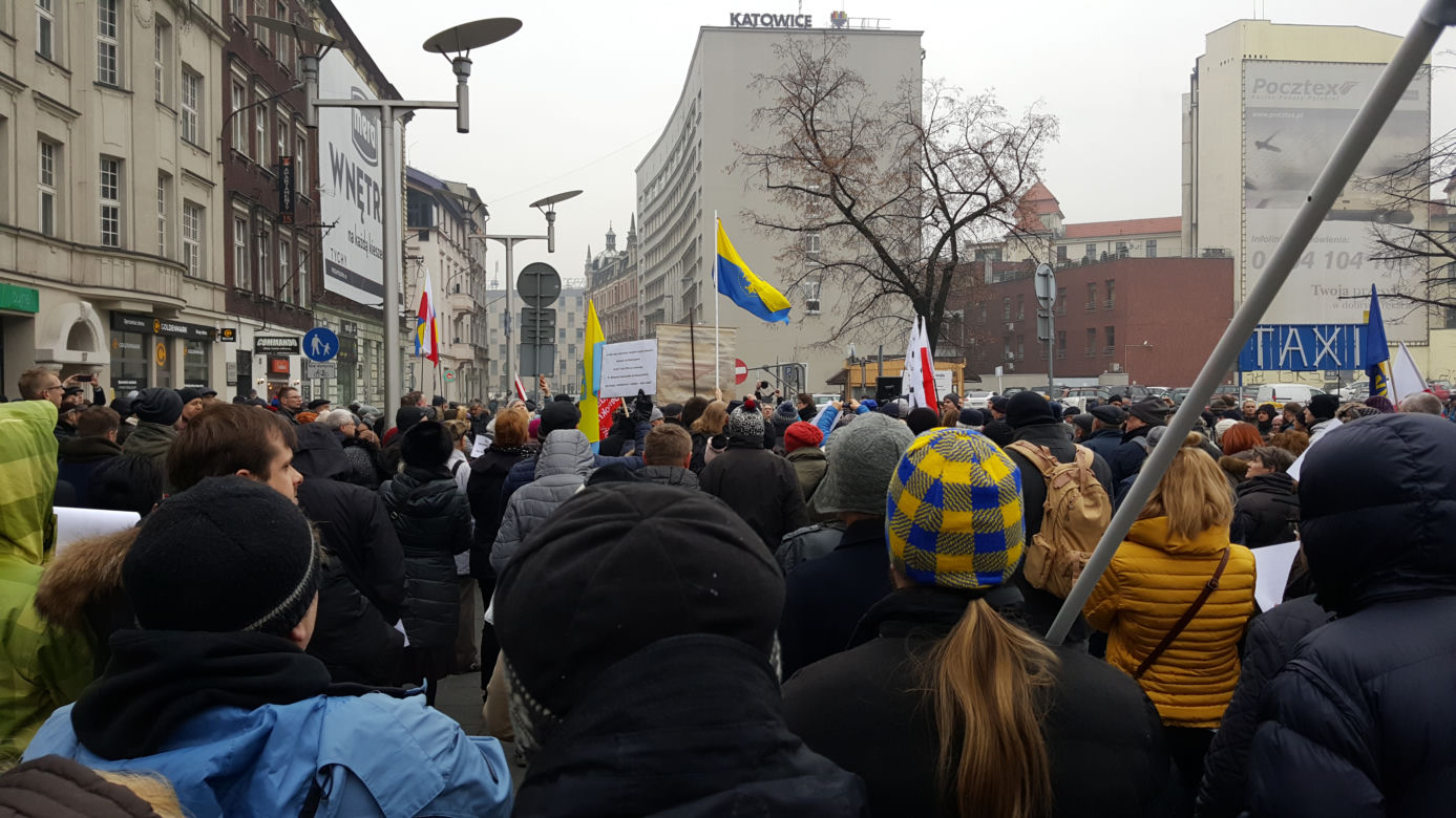 Mieszkańcy Katowic bronią placu Szewczyka