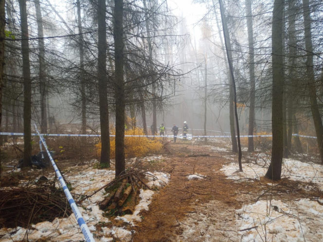 Wypadek śmigłowca pod Rzeszowem