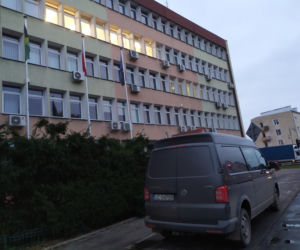 Terytorialsi zdezynfekowali budynek Starostwa Powiatowego w Braniewie