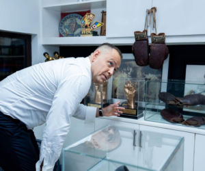 Karol Nawrocki i Manny Pacquiao