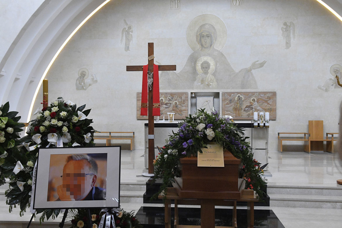 Ostatnie pożegnanie Tomasza, który zginął rozjechany przez szaleńca pod Tarczynem