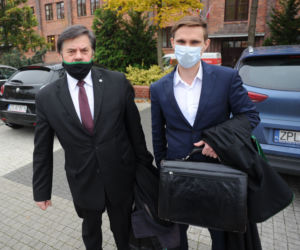 Mec. Wiesław Breliński i mec. Wojciech Janas
