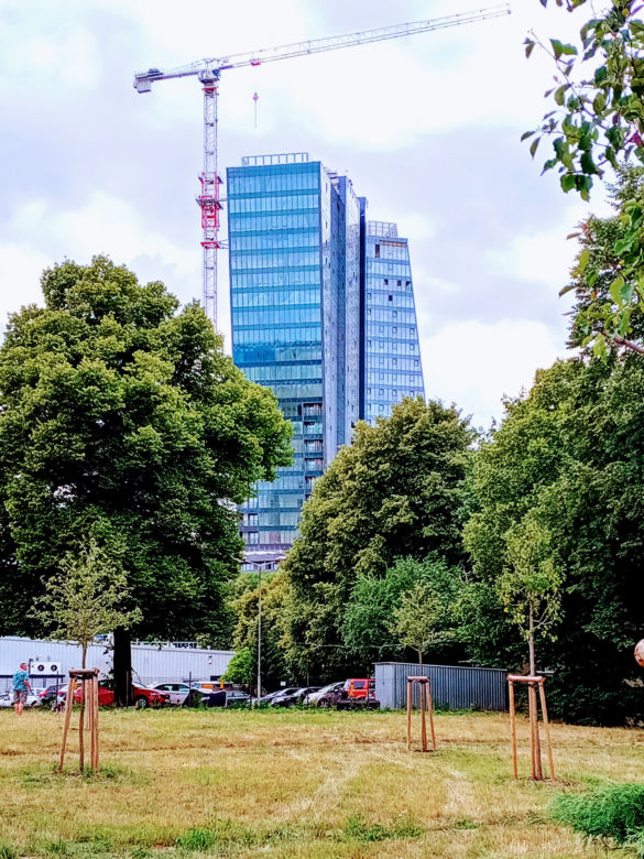Budowa Hanza Tower - lipiec 2020