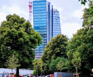 Budowa Hanza Tower - lipiec 2020