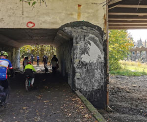 Rowerzyści poznawali historię Szczecina