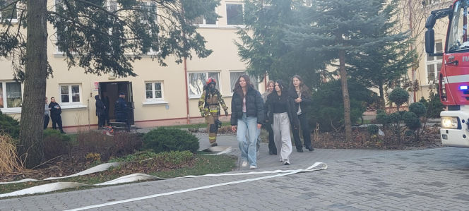 Próbna ewakuacja w zamojskim "rolniczaku"