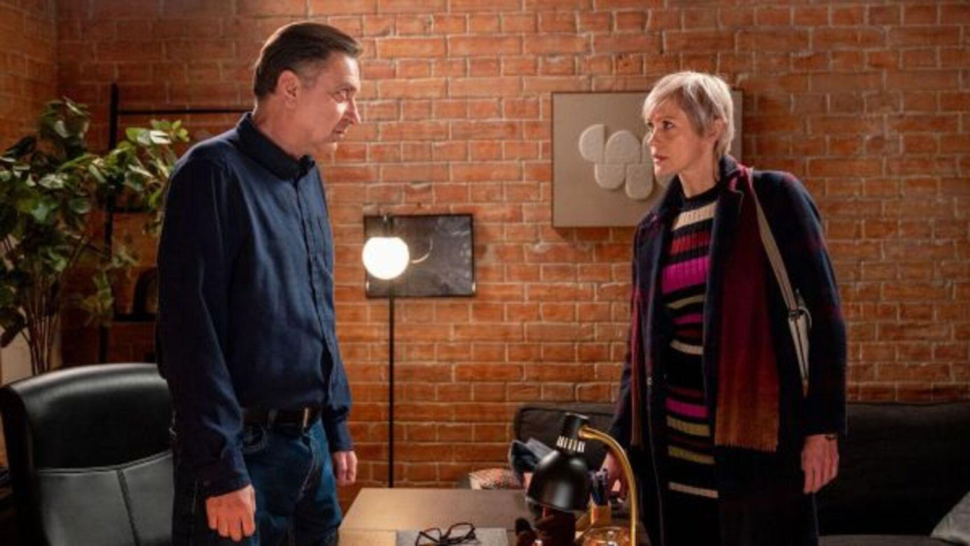 Na sygnale odc. 731. Anna Reiter (Lea Oleksiak), terapeuta Stefan Nowak (Sebastian Konrad)