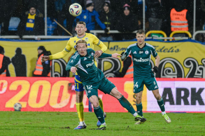 Arka Gdynia - Legia Warszawa: Zdjęcia z boiska