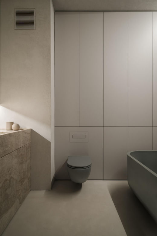 Minimalistyczne mieszkanie architektki