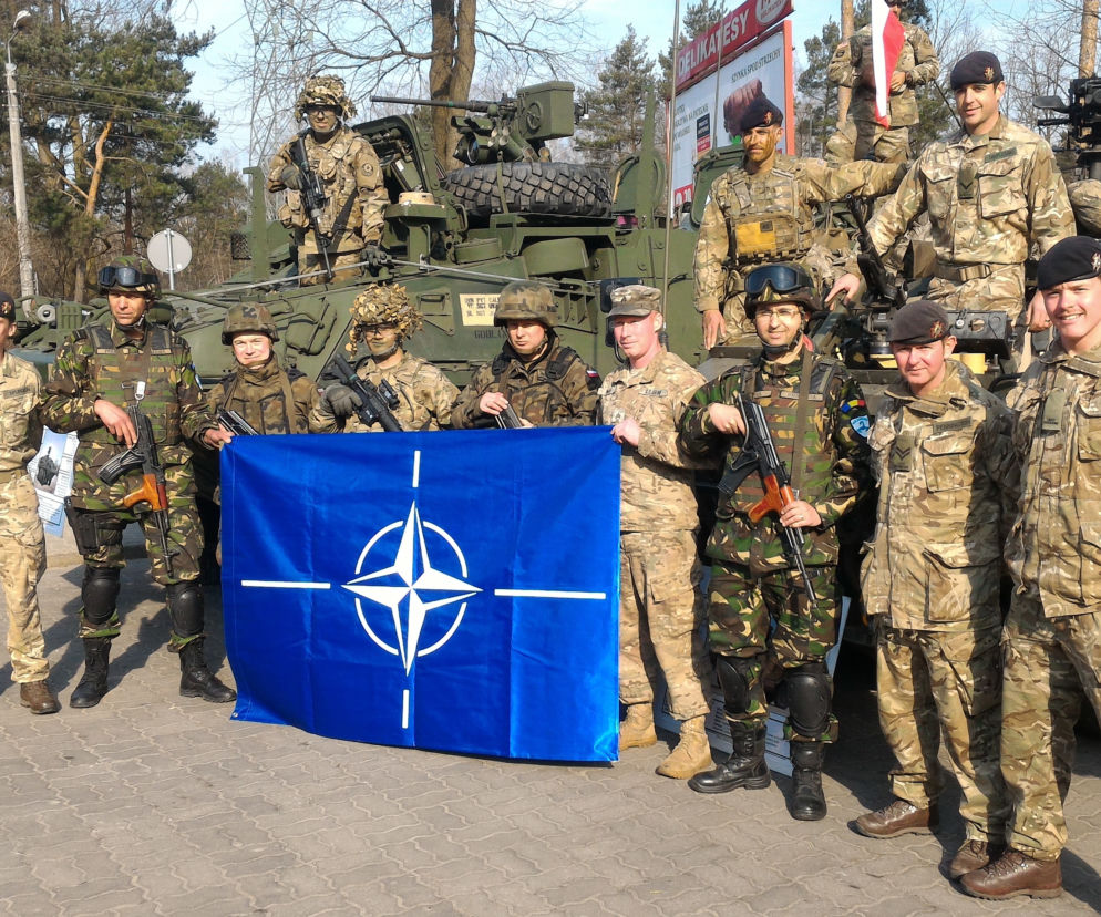 Żołnierze NATO zatrzymali się w Warszawie
