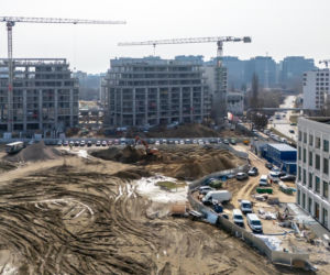 NOHO ONE w Warszawie w budowie