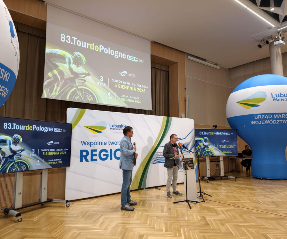 Konferencja Tour de Pologne 2026 w Lubuskiem. O przygotowaniach regionu przeczytasz na Radioplus.