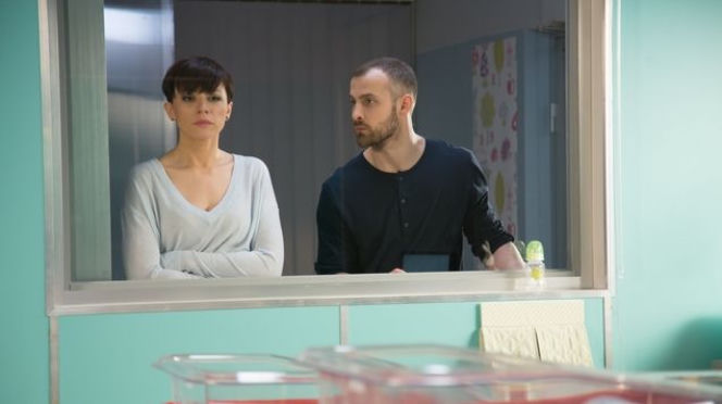 Na dobre i na złe odcinek 639. Sylwia Mróz (Magdalena Turczeniewicz), Robert Dębski (Bartosz Porczyk)