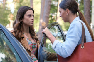 M jak miłość odc. 1915. Anka Sokołowska (Katarzyna Russ), Kasia (Paulina Lasota)