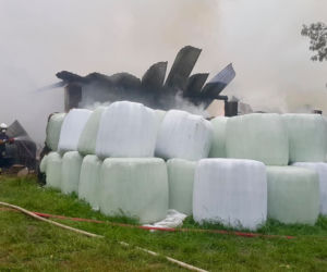 Wielki pożar w Małopolsce. Spłonęło bydło i pies