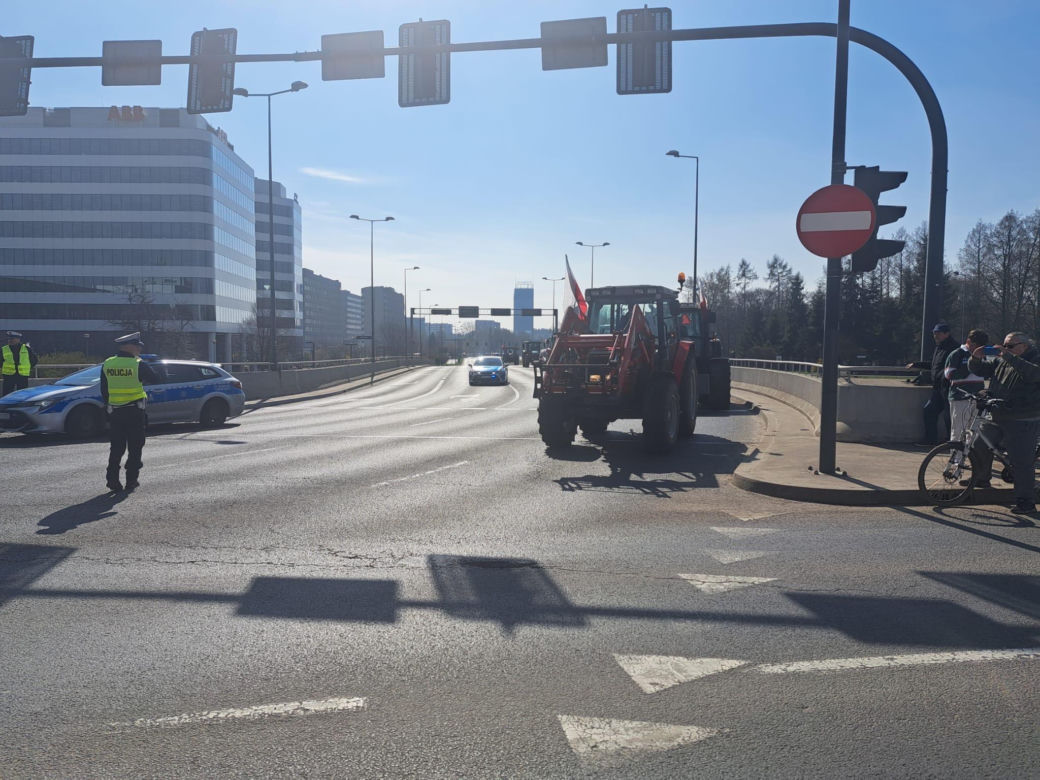 Protest rolników w Krakowie. 20.03.2024