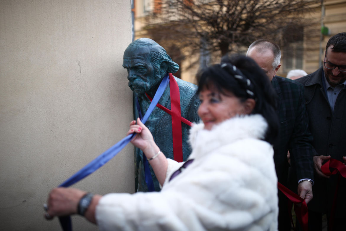 Odsłonięcie pomnika Bogdana Smolenia