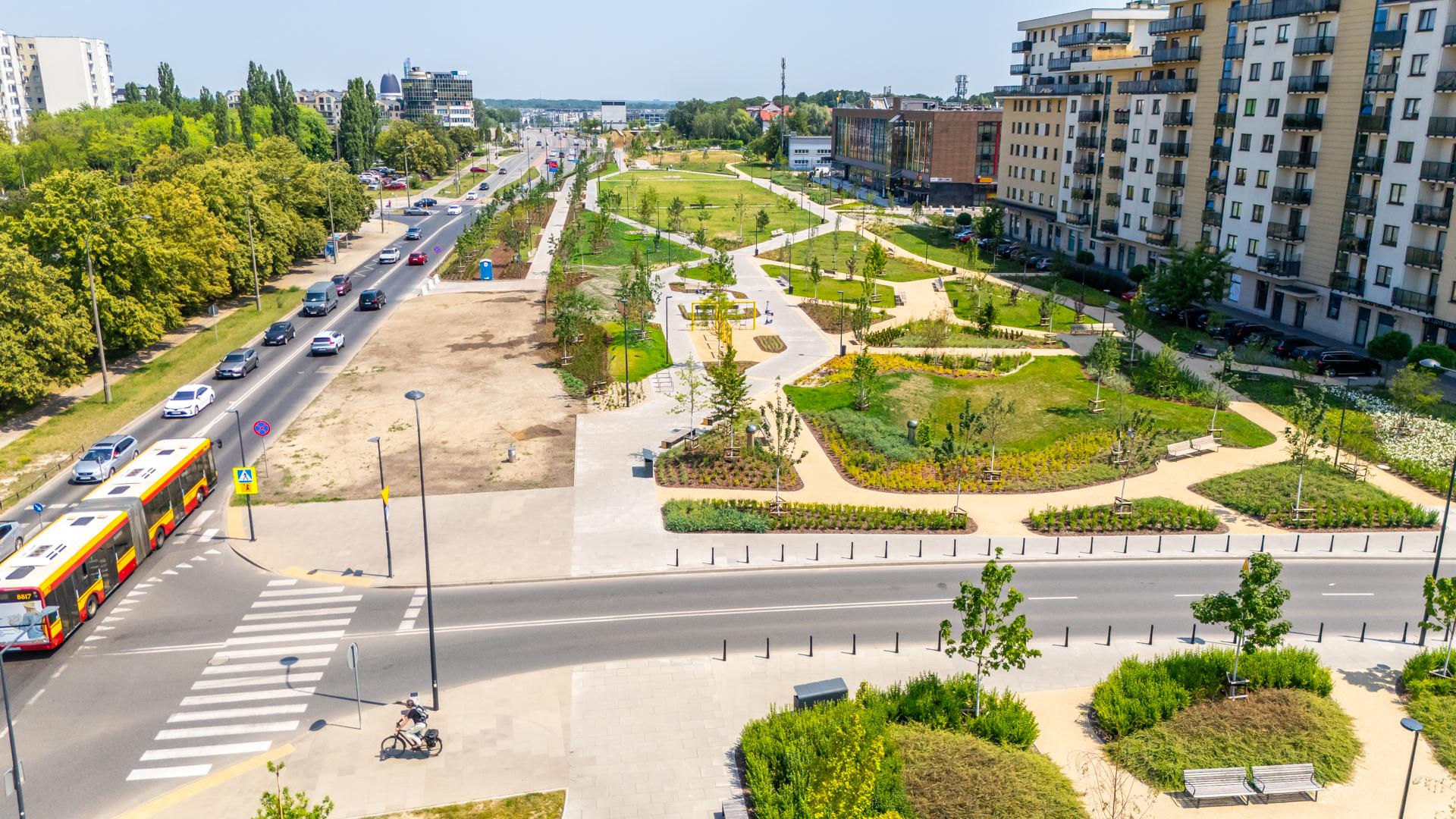 Park nad Południową Obwodnicą Warszawy w Warszawie