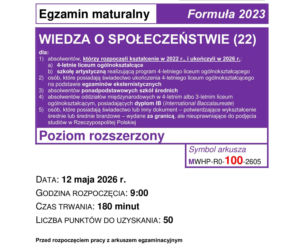 Matura 2026: WOS. Arkusze CKE , zadania i odpowiedzi z WOS-u poziom rozszerzony 12.05.2026 [NOWA I STARA FORMUŁA]