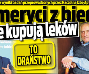 Emeryci z biedy nie kupują leków