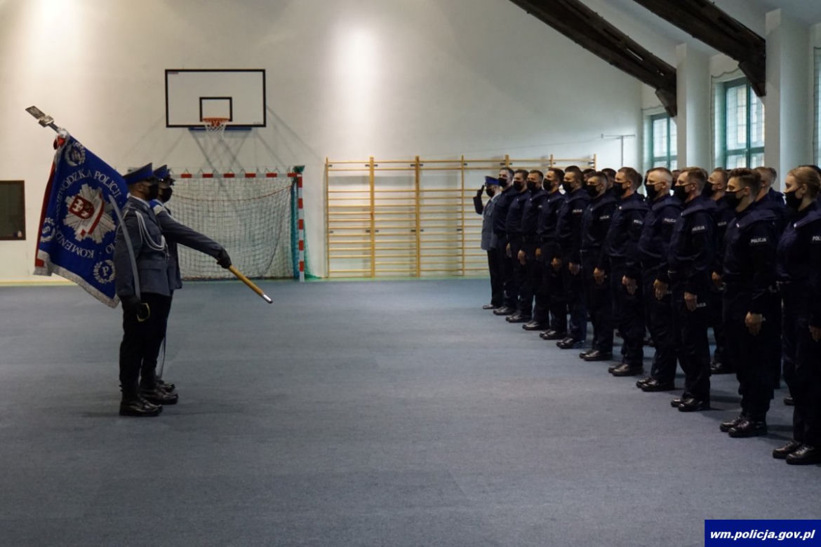 Nowi policjanci na Warmii i Mazurach