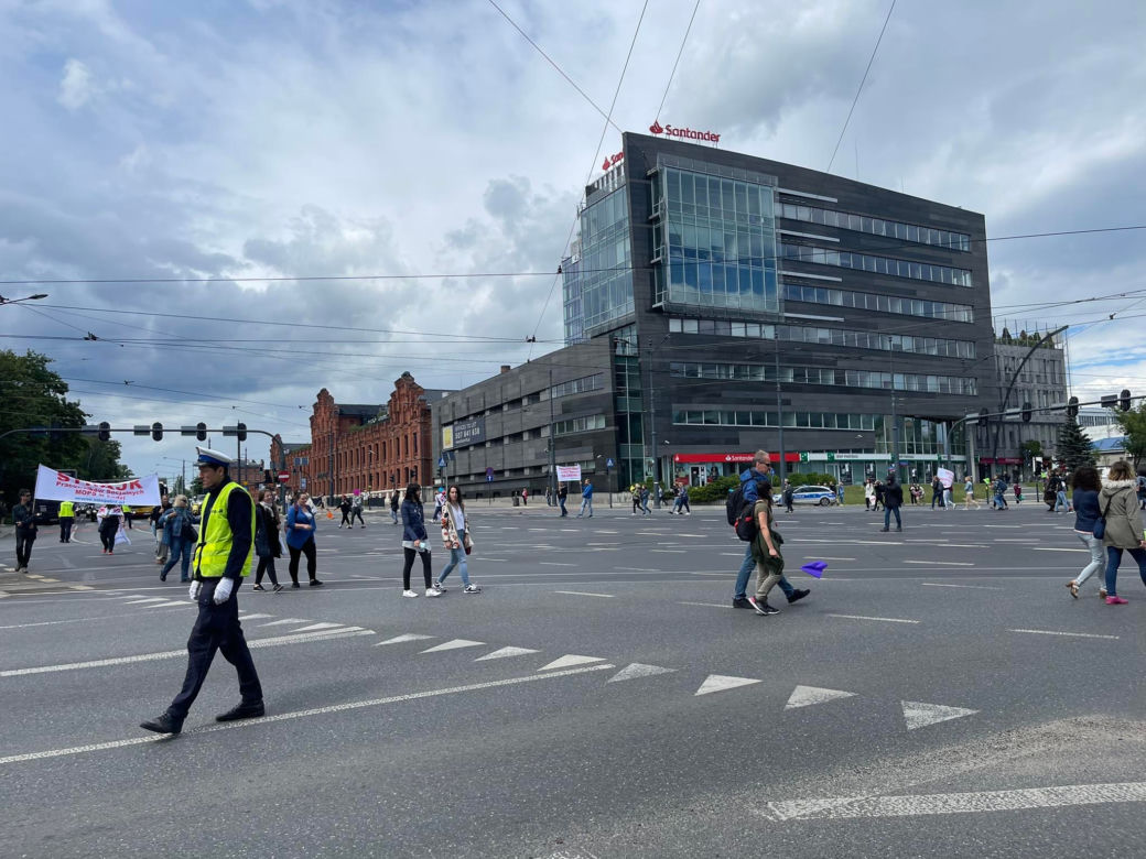 Strajk MOPS Łódź 21 czerwca