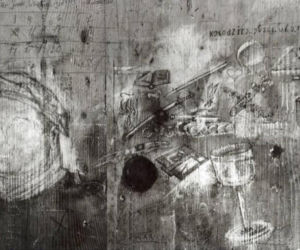 Cichociemni Stefan Jasieński, który był więźniem KL Auschwitz- Birkenau, a w celu śmierci pozostawił rysunki obrazujące swój życiorys