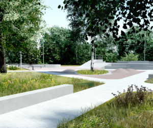Skatepark na os. Majowym - wizualizacja