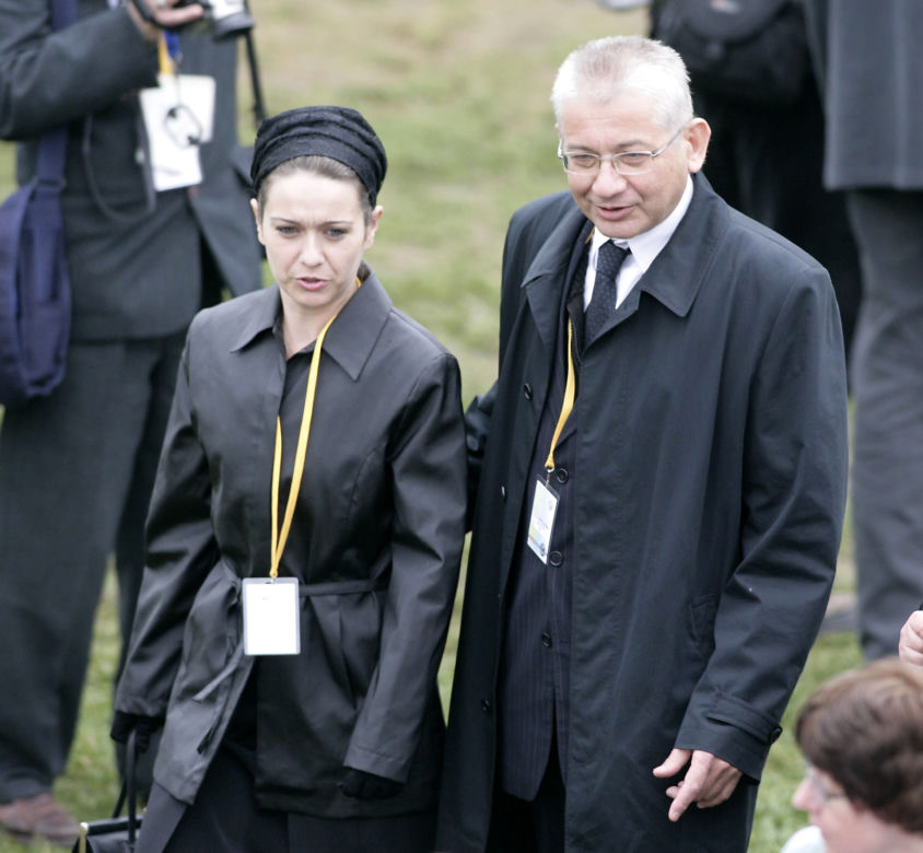 Ludwik Dorn z żoną