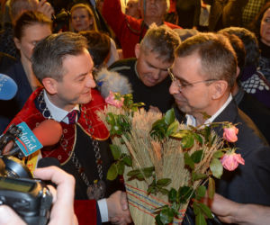 Robert Biedroń - zaprzysiężenie na prezydenta Słupska