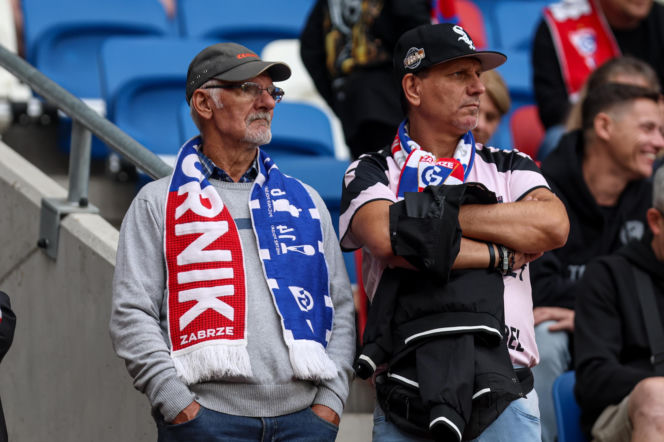 Górnik Zabrze - Lech Poznań: Zdjęcia kibiców i zawodników z meczu 8. kolejki PKO BP Ekstraklasy