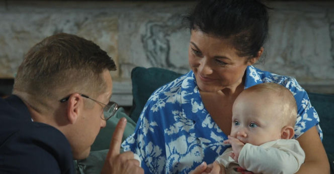 M jak miłość odc. 1903. Antoś (Mark Myronenko), Kinga (Katarzyna Cichopek), Piotrek (Marcin Mroczek)