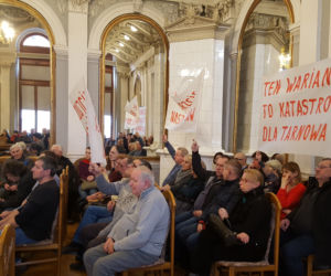 Protest mieszkańców Rzędzina 