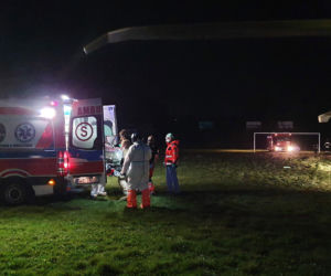 Black Hawk w Radomiu. Śmigłowiec transportował zakażoną pielęgniarkę