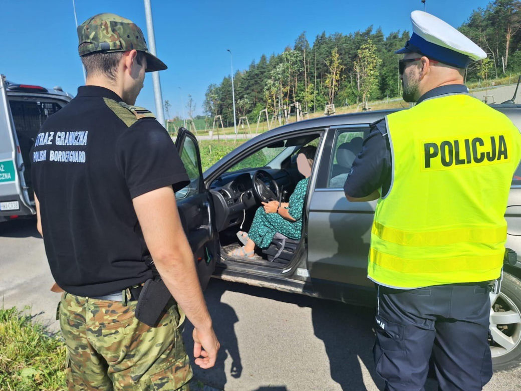 Próby przemytu ludzi na granicy polsko-litewskiej
