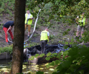 TRAGEDIA W MIŁOMŁYNIE - SPŁONĘŁA Z DZIECKIEM.