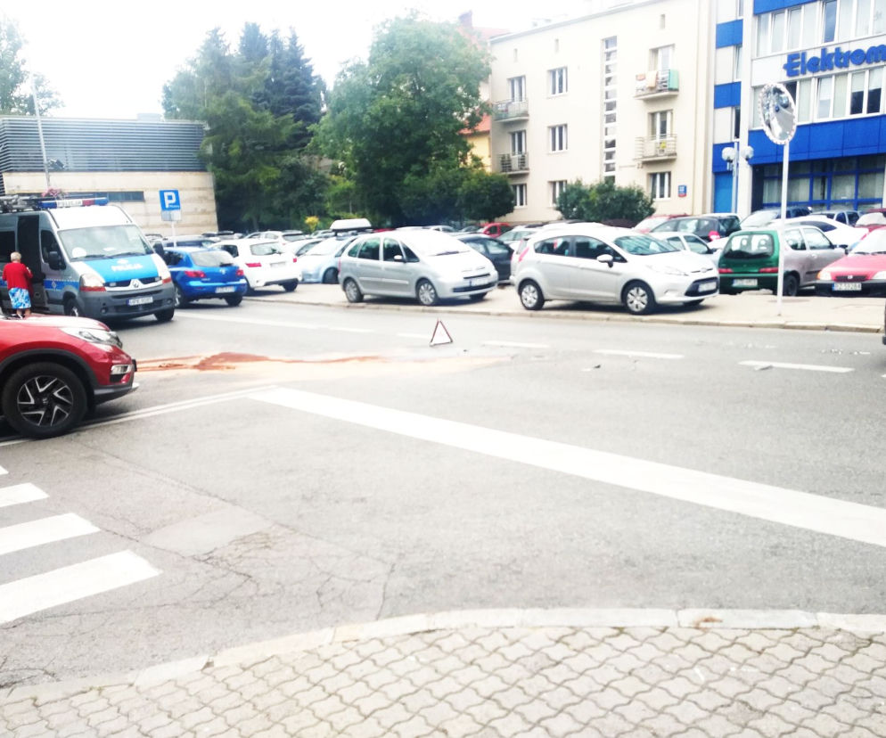 Wypadek na ul. Słowackiego w Rzeszowie