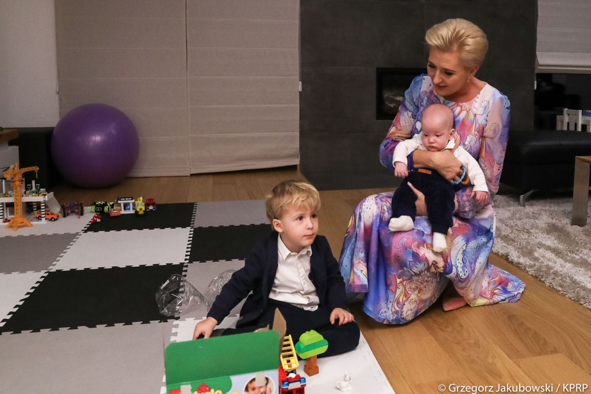 Para prezydencka u sześcioraczków w Małopolsce