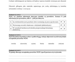 Matura próbna 2020 biologia, str.8