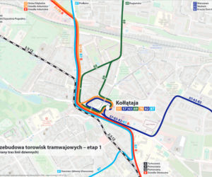 Remont torowisk na ul. Kołłątaja i Asnyka