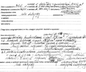 5 Oświadczenie majątkowe wiceprezydenta Ireneusza Jabłońskiego