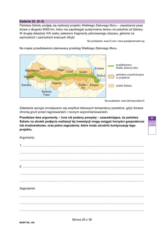 Tak wyglądał arkusz CKE matury z geografii na poziomie rozszerzonym (Formuła 2023)