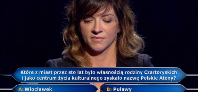 Polskie Ateny i miasto rodziny Czartoryskich to... Odpowiedź na pytanie z Milionerów 