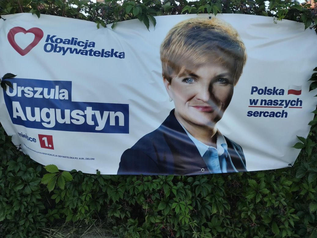 Plakaty wyborcze w Tarnowie