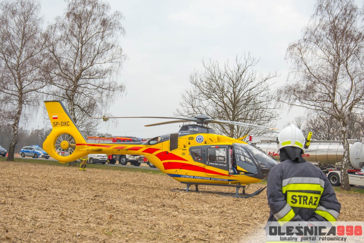Straszny wypadek pod Wrocławiem. Młody kierowca nie żyje, 20-latka w stanie krytycznym