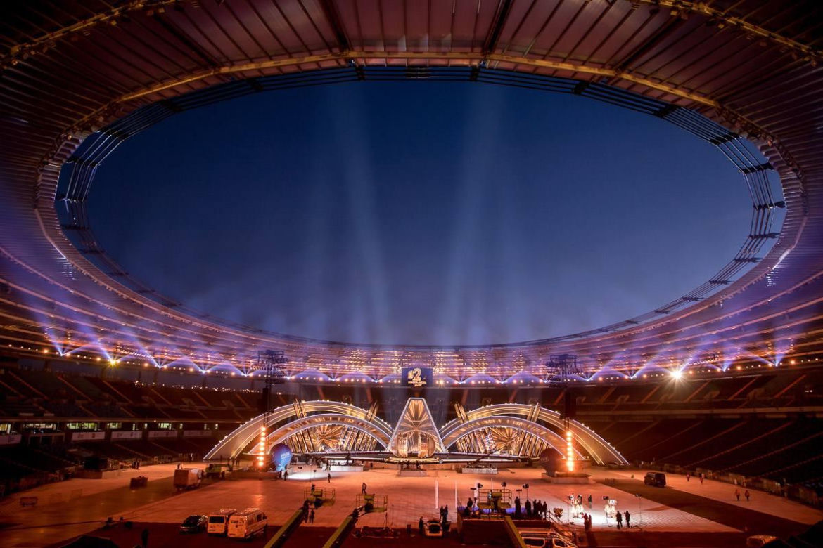 Ostatnie przygotowania na Sylwester z Dwójką na Stadionie Śląskim. Zobacz najnowsze zdjęcia z prób artystów