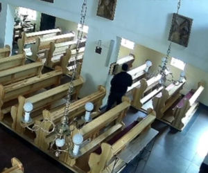 Poszedł w Wielki Piątek do kościoła, ale nie po to, by się pomodlić! W świątyni był monitoring